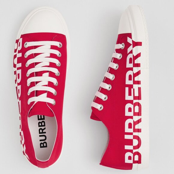 Logo-print low-top sneakers - Picture 1 of 11